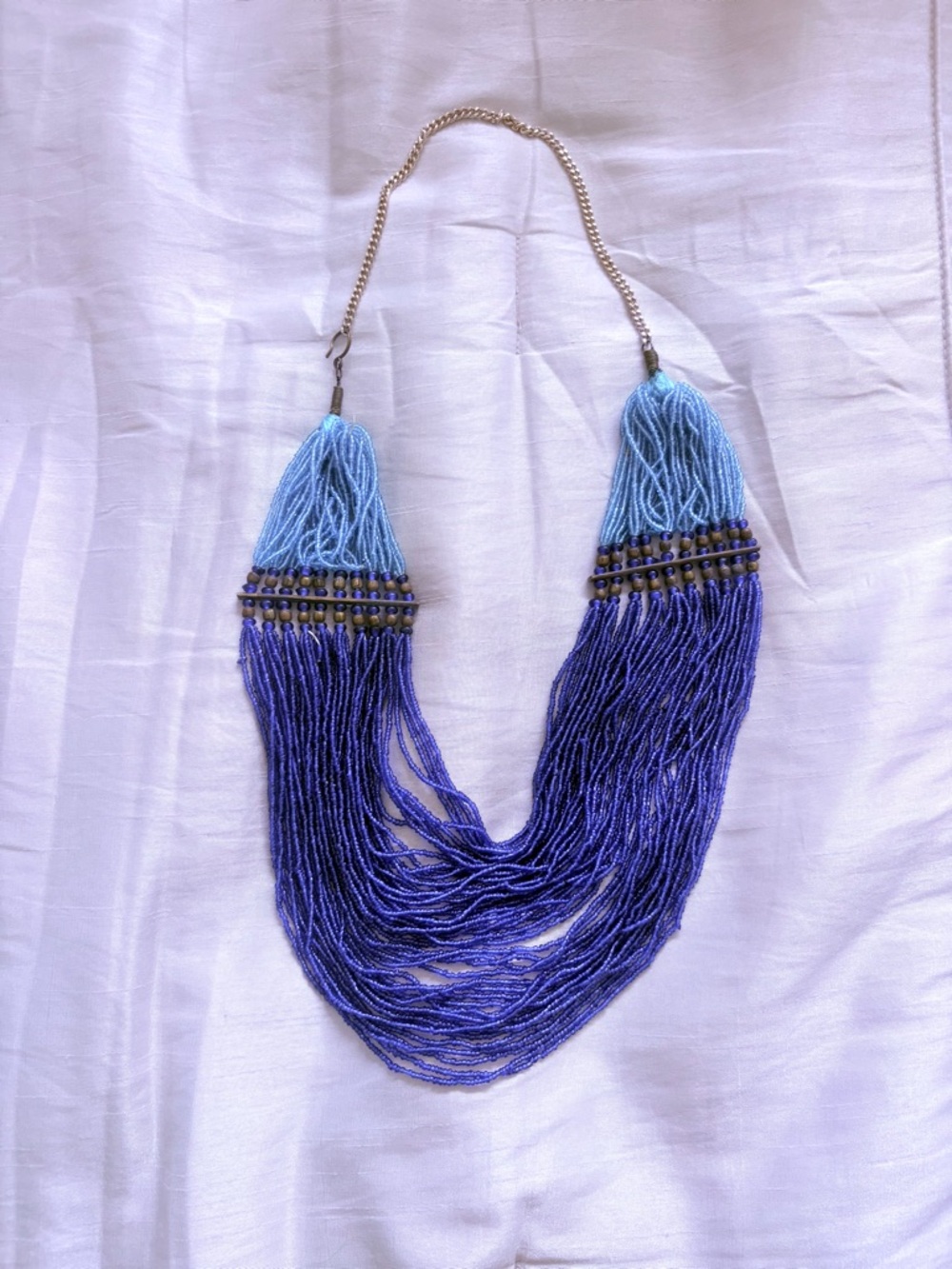 Adjustable Vintage Beaded Necklace
